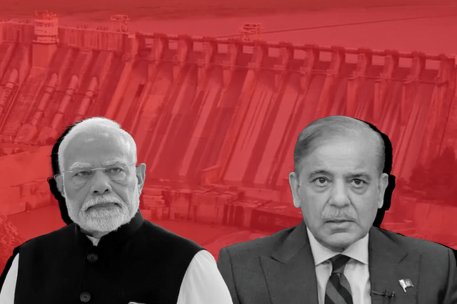 Prime Minister Narendra Modi and Pakistan Prime Minister Shehbaz Sharif