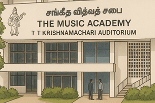 (The Music Academy - Chennai, illustration)
