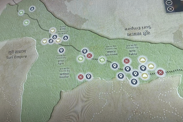 Depiction of Suri Empire in Bihar Museum