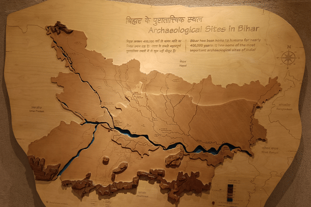 Archaeological map of India