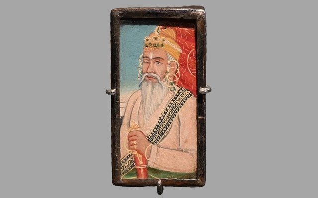 Miniature Portrait of Maharaja Ranjit Singh.