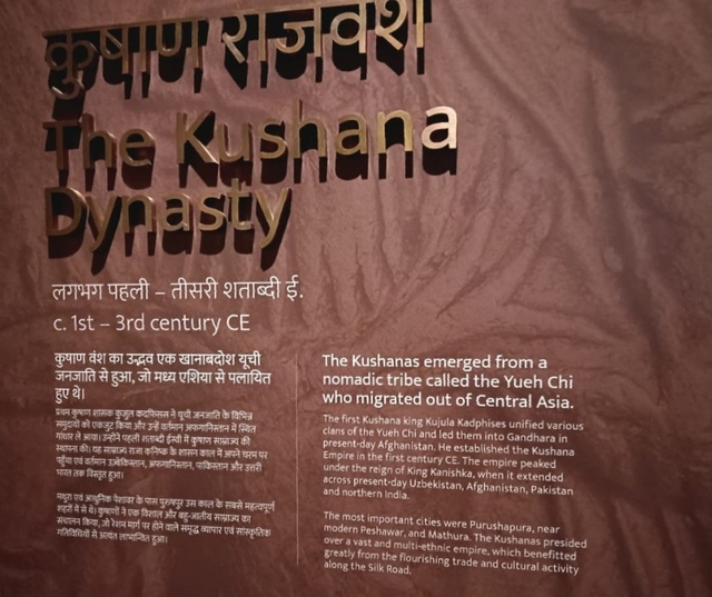 Showcasing Kushana Dynasty.