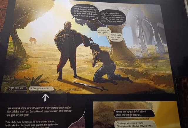 Briefing about the beginning of Mauryan Dynasty.