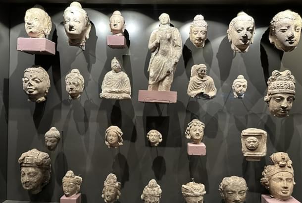 Buddha heads.