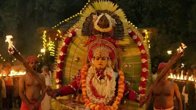 Panjurli Daiva portrayed in Kantara, 2022