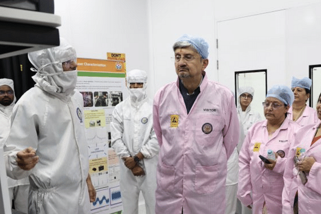 DRDO chairman Samir V Kamat at the QRTC facility in Delhi