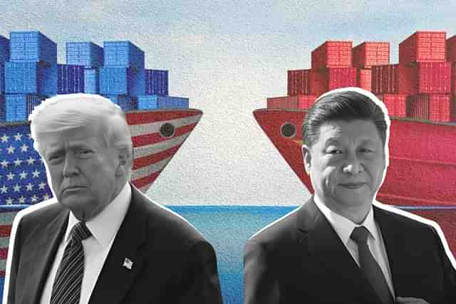 USA's Donald Trump and China's Xi Jinping. 