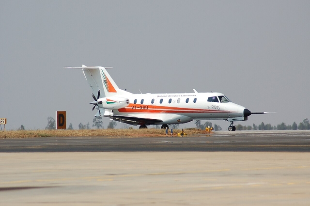 NAL Saras at the 2007 Aero India show at Yelahanka Air Force Station, Bangalore. (Alec Wilson)