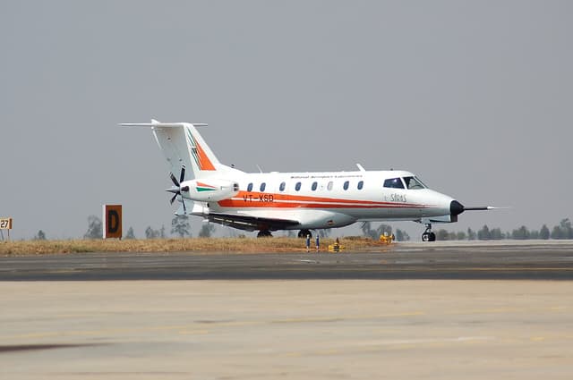 NAL Saras at the 2007 Aero India show at Yelahanka Air Force Station, Bangalore. (Alec Wilson)