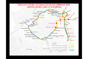 Millenium Center Station in Gurugram