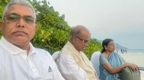 Dilip Ghosh in Andaman in 2023.