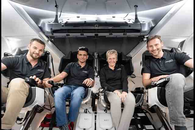 From left to right: Tibor Kapu of Hungary, ISRO (Indian Space Research Organization) astronaut Shubhanshu Shukla, former NASA astronaut Peggy Whitson, and ESA (European Space Agency) astronaut Sławosz Uznański-Wiśniewski of Poland (Pic Via NASA)