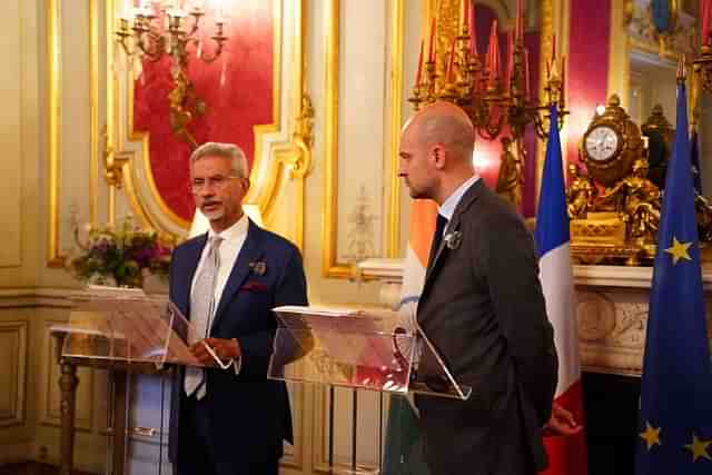 External Affairs Minister S. Jaishankar and French Foreign Minister Jean-Noël Barrot (X/@DrSJaishankar)