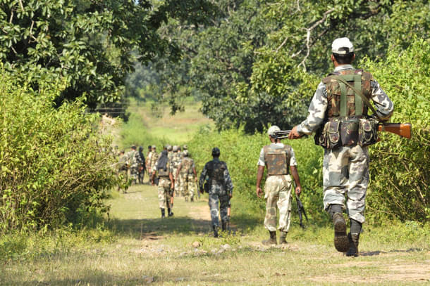 Security forces in Chattisgarh (Representative Image) (File Photo) (Samir Jana/Hindustan Times via Getty Images)
