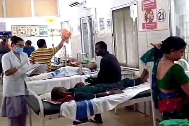 Patients under treatment at a hospital in Odisha (Source: Odisha TV)