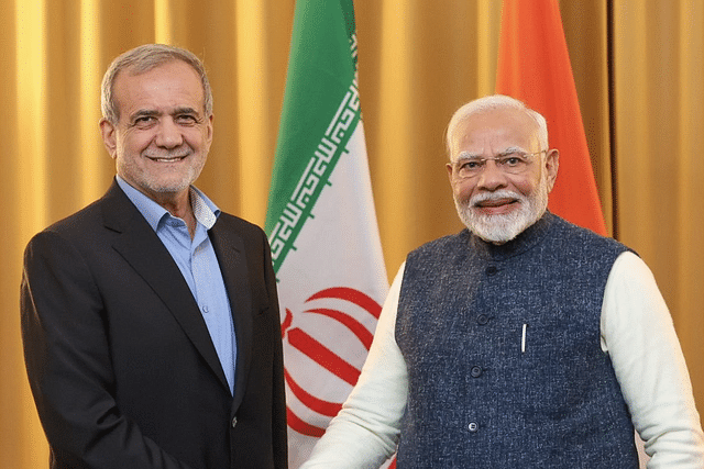 PM Modi with Iran's President Masoud Pezeshkian