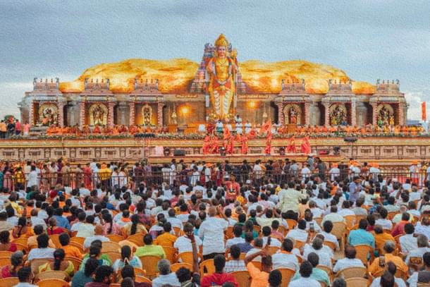 Murugan Bhakthargal Aanmeega Manadu, organised by Hindu Munnani. drew over 5 lakh devotees.