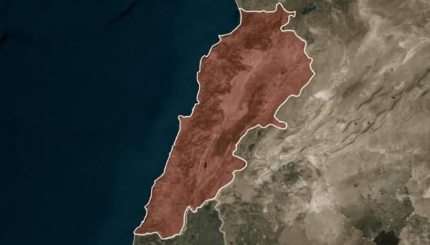 Lebanon Map (X/@IDF)