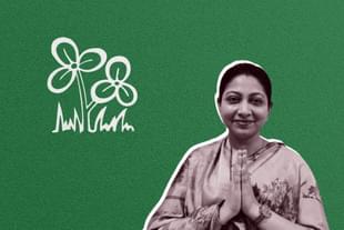 Trinamool's victorious candidate Alifa Ahmed.
