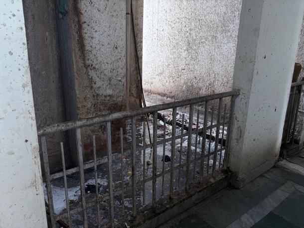 Overflows from broken pipes is a common site.