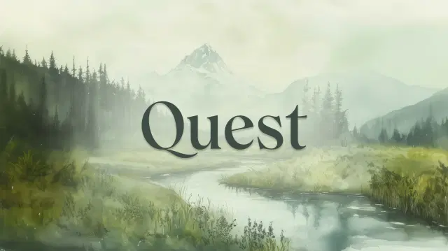 The Quest graphic, designed by the team