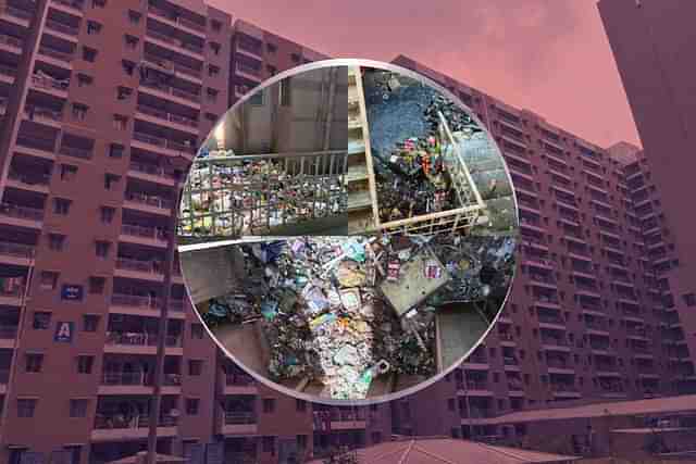 Swabhiman Apartments in North West Delhi’s Ashok Vihar, developed as part of the rehabilitation initiative by the Delhi Development Authority (DDA).