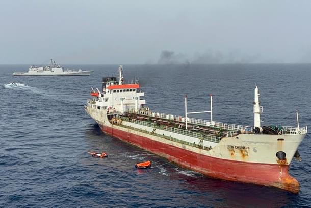 Indian Navy rescues oil tanker