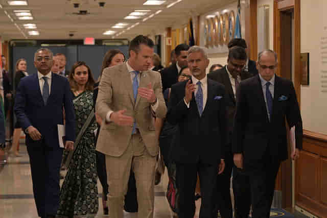 EAM Jaishankar with US Defence Secretary Pete Hegseth
