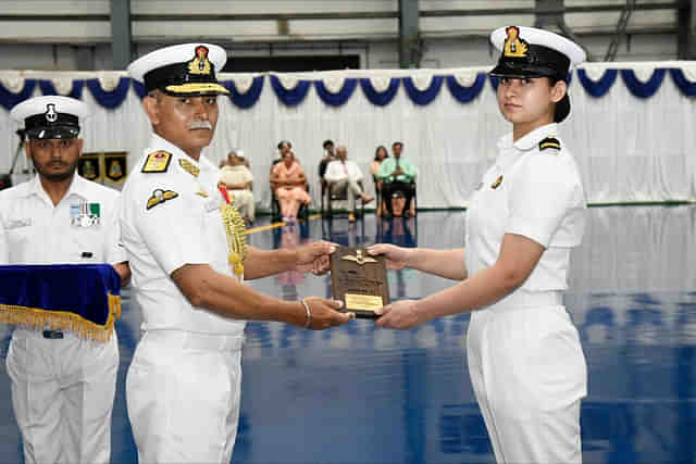 Indian Navy's Sub Lieutenant Astha Poonia (Pic Via Indian Navy)