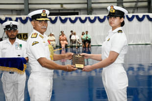 Indian Navy's Sub Lieutenant Astha Poonia (Pic Via Indian Navy)