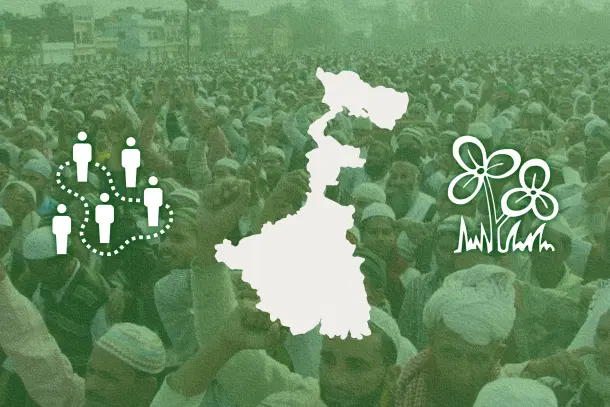 Muslims at a rally in Bengal: facing the ECI's axe?
