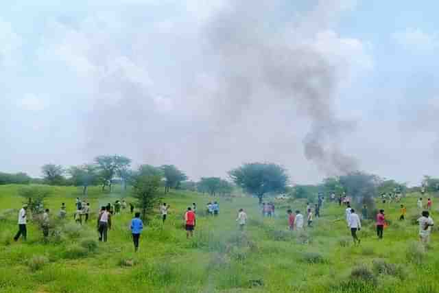 Air Force plane crash (Image source: X)