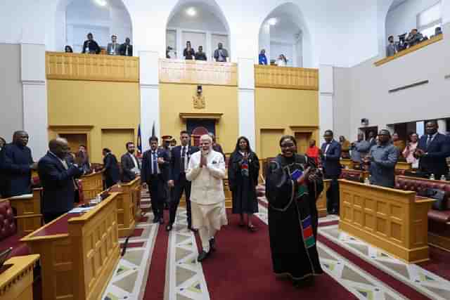 PM Modi's Namibia Visit (X/@narendramodi)