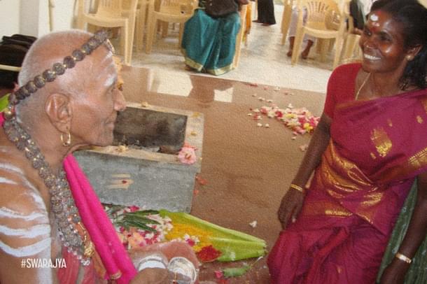 The Joy of Home Coming: The ceremonies were conducted by Sengol Adheenam.