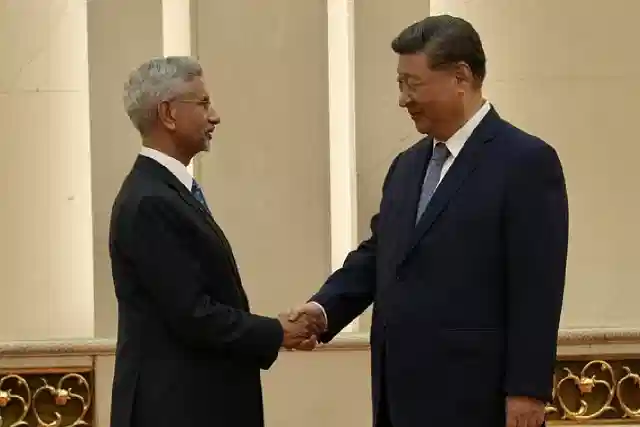 Jaishankar meets Xi (X/@DrSJaishankar)