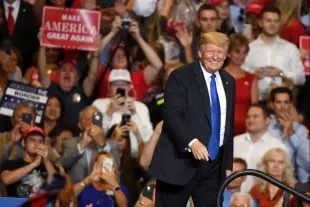 President Trump at a MAGA Rally (Photo by Ethan Miller/Getty Images)