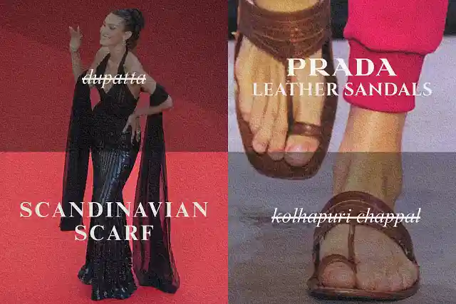 Appropriation of Indian 'Dupatta' and 'Kolhapuri Chappals' have caused a massive backlash recently.