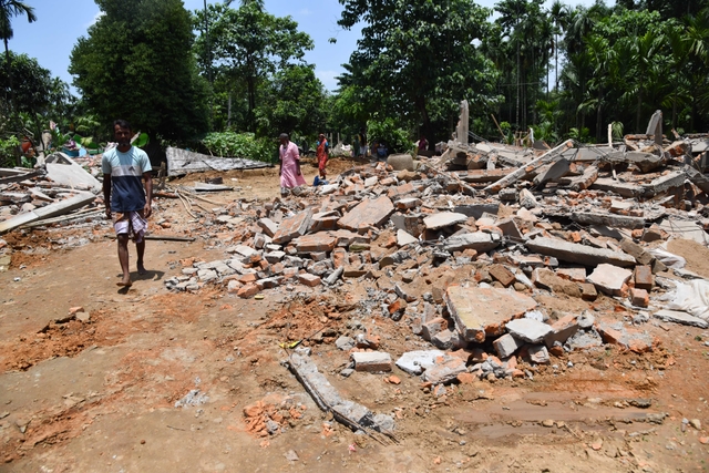 Eviction drive at Paikan