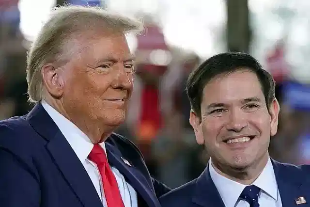 Donald Trump with Marco Rubio