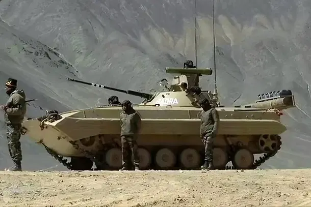 An Indian Army unit deployed in Ladakh