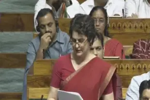 Congress MP Priyanka Gandhi demands answers from the Centre over the Pahalgam terror attack. (Pic Via X)