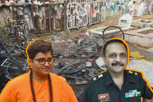 Pragya Singh Thakur and Lt Col Prasad Purohit