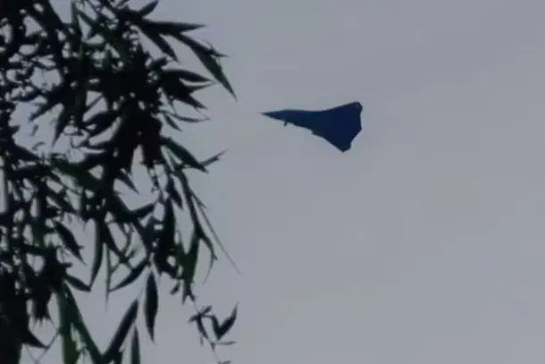 Images of a mysterious stealth aircraft spark speculation about China’s next-generation fighter or drone.