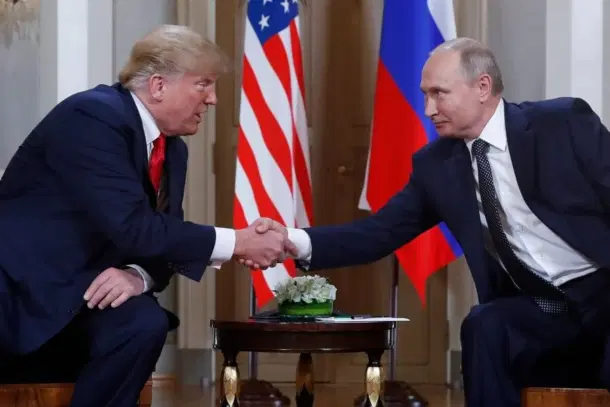 U.S. President Donald Trump and Russian President Vladimir Putin (Pic Via X)
