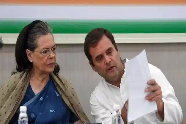 Congress leader Rahul Gandhi with former party president Sonia Gandhi (File Photo)