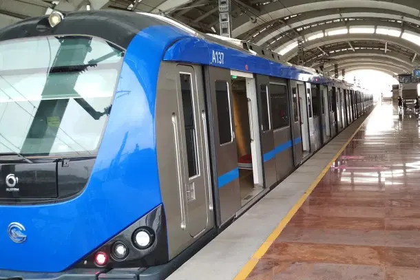 (Chennai Metro - photo by Moirangthem Romio Singh)