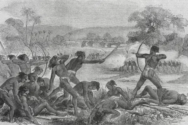 Santhal Rebellion (The Illustrated London News).