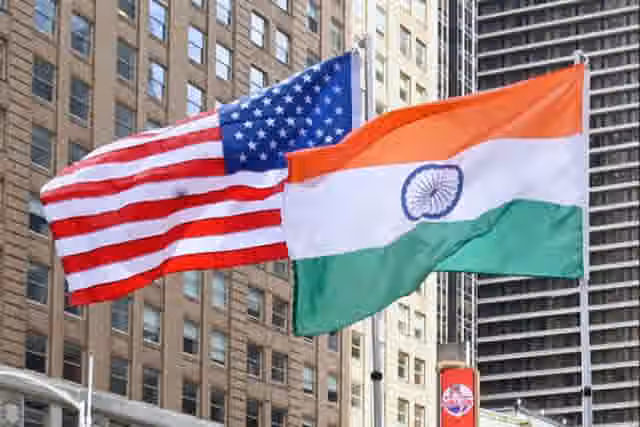 India-USA Flags