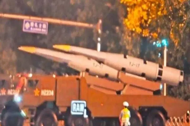 Three hypersonic missiles were seen in the images that have emerged online.