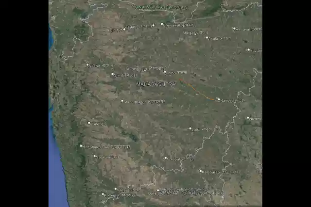 Indicative Alignment of Jalna-Nanded Expressway